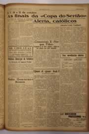 Página do jornal O Nordeste de setembro de 1951