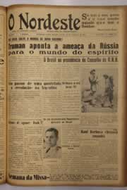 Página do jornal O Nordeste de setembro de 1951