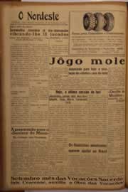 Página do jornal O Nordeste de setembro de 1951