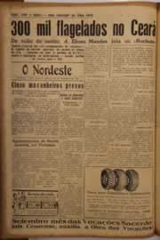 Página do jornal O Nordeste de setembro de 1951