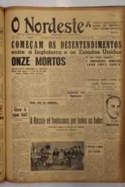 Página do jornal O Nordeste de novembro de 1951