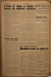 Página do jornal O Nordeste de novembro de 1951