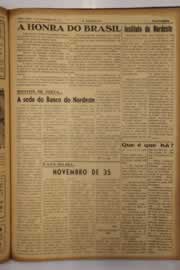 Página do jornal O Nordeste de novembro de 1951