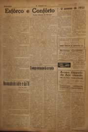 Página do jornal O Nordeste de janeiro de 1952