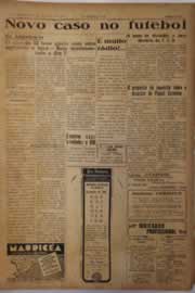 Página do jornal O Nordeste de janeiro de 1952