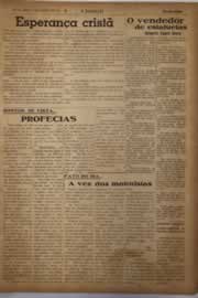 Página do jornal O Nordeste de janeiro de 1952