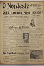 Página do jornal O Nordeste de janeiro de 1952