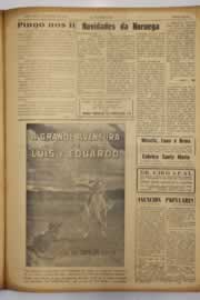 Página do jornal O Nordeste de março de 1952