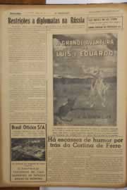 Página do jornal O Nordeste de março de 1952