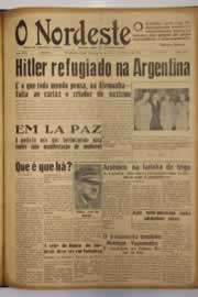 Página do jornal O Nordeste de março de 1952
