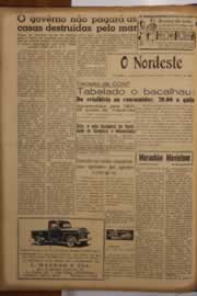 Página do jornal O Nordeste de março de 1952
