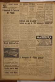 Página do jornal O Nordeste de março de 1952