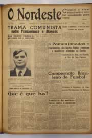 Página do jornal O Nordeste de março de 1952