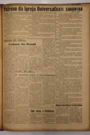 Página do jornal O Nordeste de março de 1952