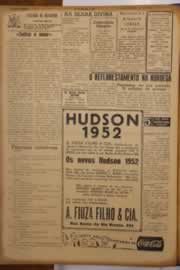 Página do jornal O Nordeste de março de 1952