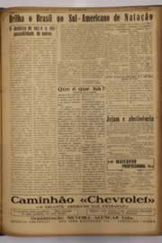 Página do jornal O Nordeste de março de 1952