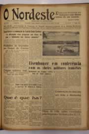 Página do jornal O Nordeste de março de 1952