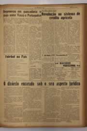 Página do jornal O Nordeste de março de 1952