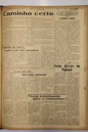 Página do jornal O Nordeste de abril de 1952