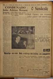 Página do jornal O Nordeste de abril de 1952