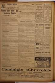 Página do jornal O Nordeste de abril de 1952