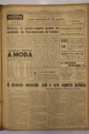 Página do jornal O Nordeste de abril de 1952