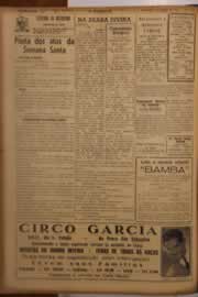 Página do jornal O Nordeste de abril de 1952