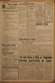 Página do jornal O Nordeste de abril de 1952