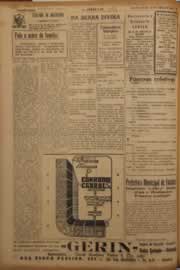 Página do jornal O Nordeste de abril de 1952