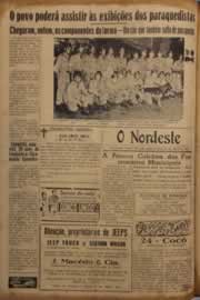 Página do jornal O Nordeste de abril de 1952