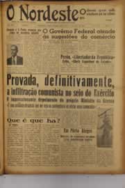Página do jornal O Nordeste de maio de 1952