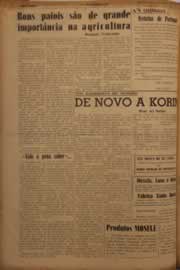 Página do jornal O Nordeste de maio de 1952