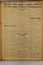 Página do jornal O Nordeste de maio de 1952