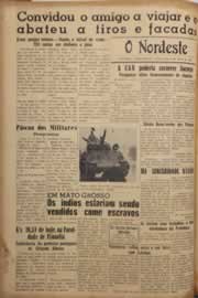 Página do jornal O Nordeste de maio de 1952