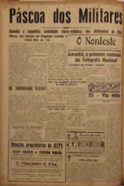 Página do jornal O Nordeste de maio de 1952