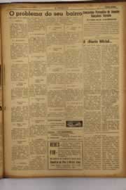Página do jornal O Nordeste de maio de 1952