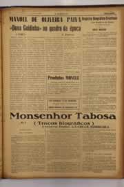 Página do jornal O Nordeste de maio de 1952