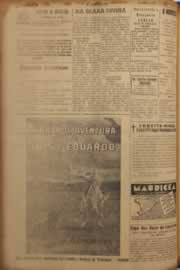 Página do jornal O Nordeste de maio de 1952