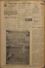 Página do jornal O Nordeste de maio de 1952