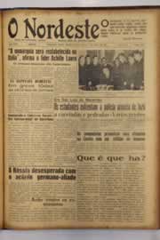 Página do jornal O Nordeste de maio de 1952
