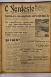 Página do jornal O Nordeste de junho de 1952