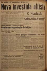 Página do jornal O Nordeste de junho de 1952
