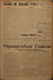 Página do jornal O Nordeste de junho de 1952