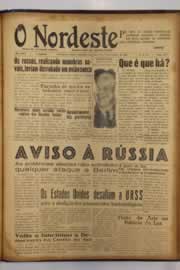 Página do jornal O Nordeste de junho de 1952