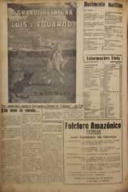 Página do jornal O Nordeste de junho de 1952