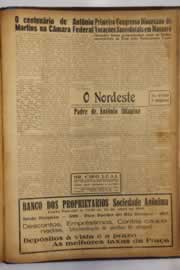 Página do jornal O Nordeste de junho de 1952