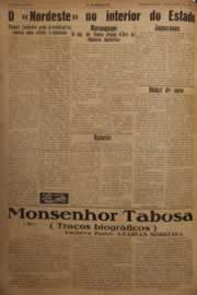 Página do jornal O Nordeste de junho de 1952