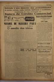 Página do jornal O Nordeste de julho de 1952
