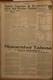 Página do jornal O Nordeste de julho de 1952