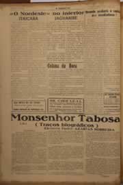 Página do jornal O Nordeste de julho de 1952
